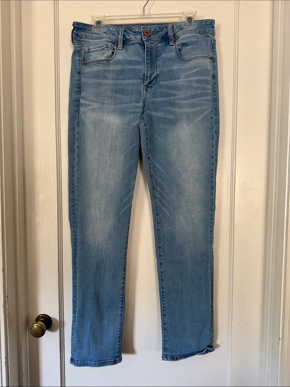 American Eagle Outfitters Light Blue Slim Straight Jeans